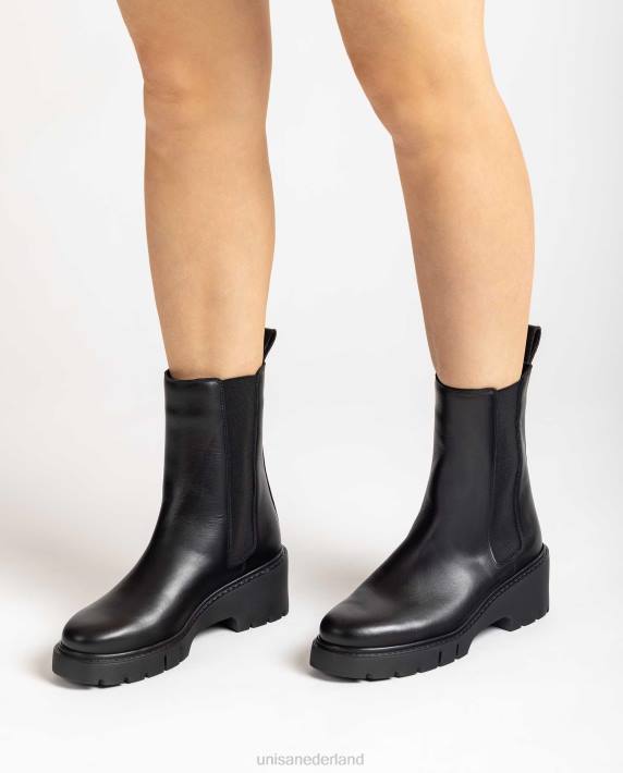 Unisa 02B0940 leren chelsea enkellaarzen vrouwen bevallig