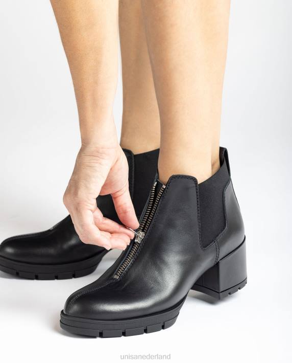 Unisa 02B0941 enkellaarsje met ritssluiting en zijsplitten vrouwen bevallig