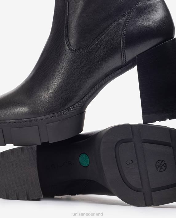 Unisa 02B0952 enkellaarsje met een hak en een trackplateau vrouwen bevallig