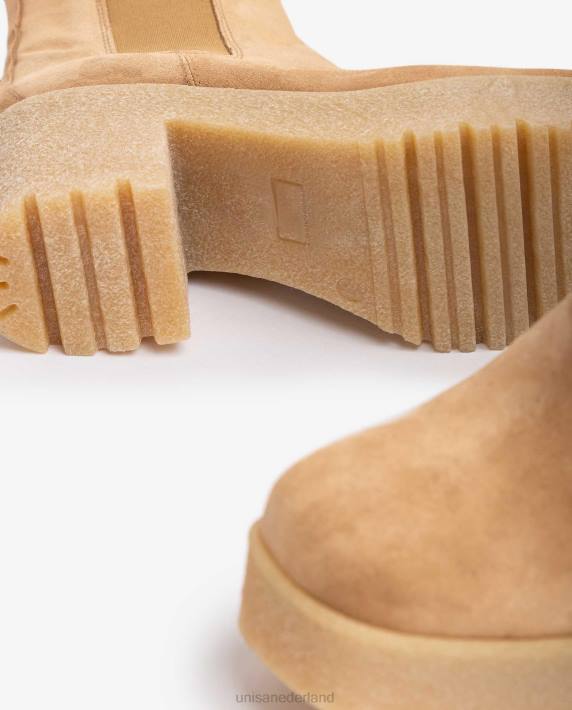 Unisa 02B0954 suède enkellaarzen in chelsea-stijl kinderen bevallig