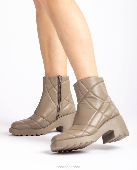 Unisa 02B0961 superlichte gewatteerde enkellaars vrouwen bruin