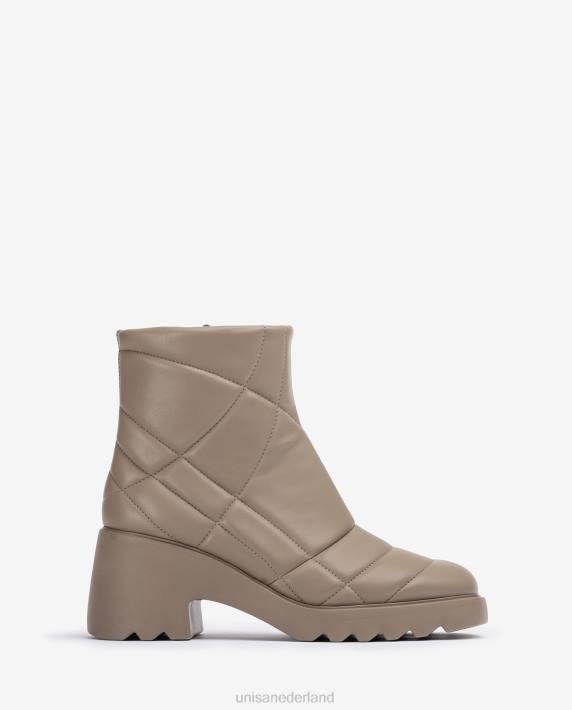 Unisa 02B0961 superlichte gewatteerde enkellaars vrouwen bruin