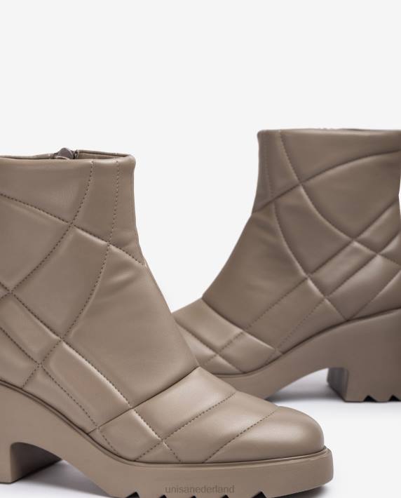 Unisa 02B0961 superlichte gewatteerde enkellaars vrouwen bruin