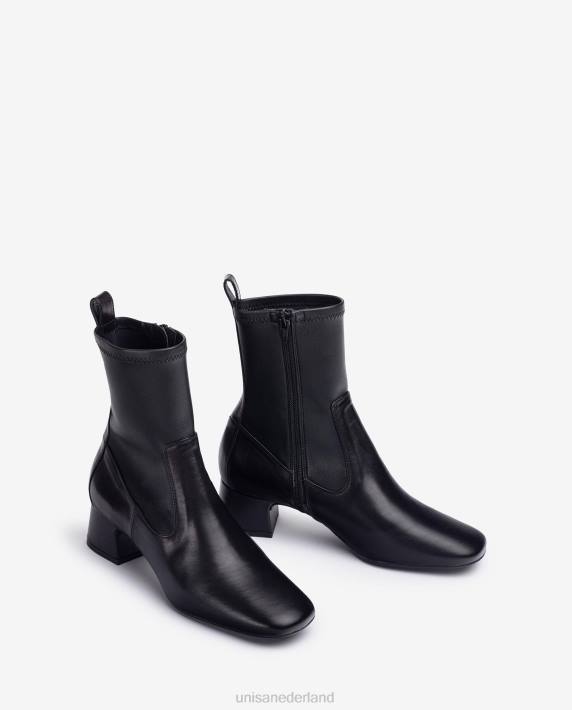 Unisa 02B0972 enkellaars met vierkante neus vrouwen mode