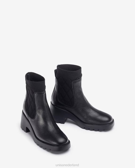 Unisa 02B0982 chelsea laars met een rubberen zool vrouwen mode
