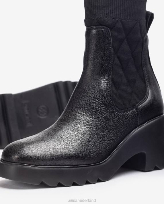 Unisa 02B0982 chelsea laars met een rubberen zool vrouwen mode