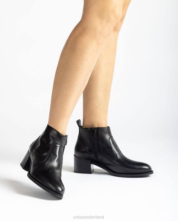 Unisa 02B0994 enkellaars met brede hak vrouwen mode