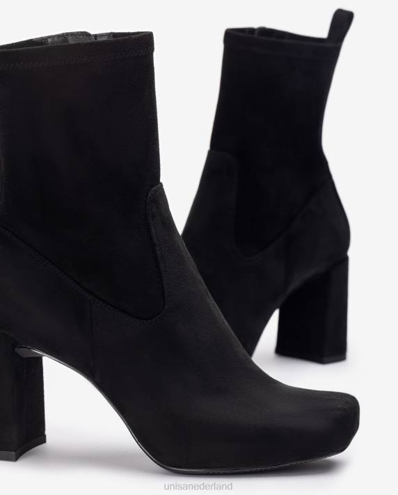 Unisa 02B0997 enkellaars met vierkante neus vrouwen mode