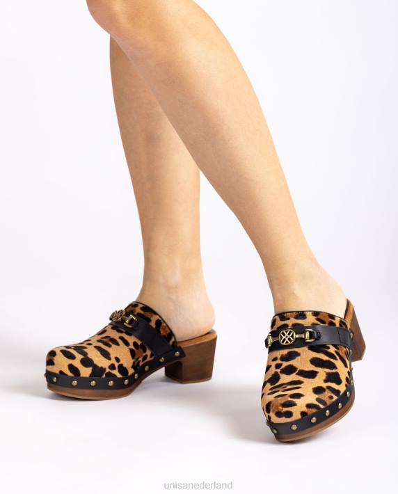 Unisa 02B0820 bedrukte klomp met een monogram vrouwen mode