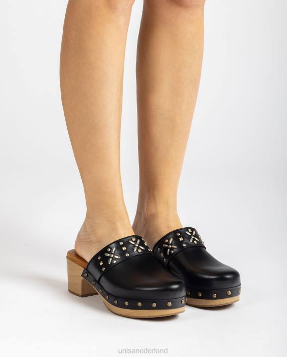 Unisa 02B0821 muilezel met noppen vrouwen zwart