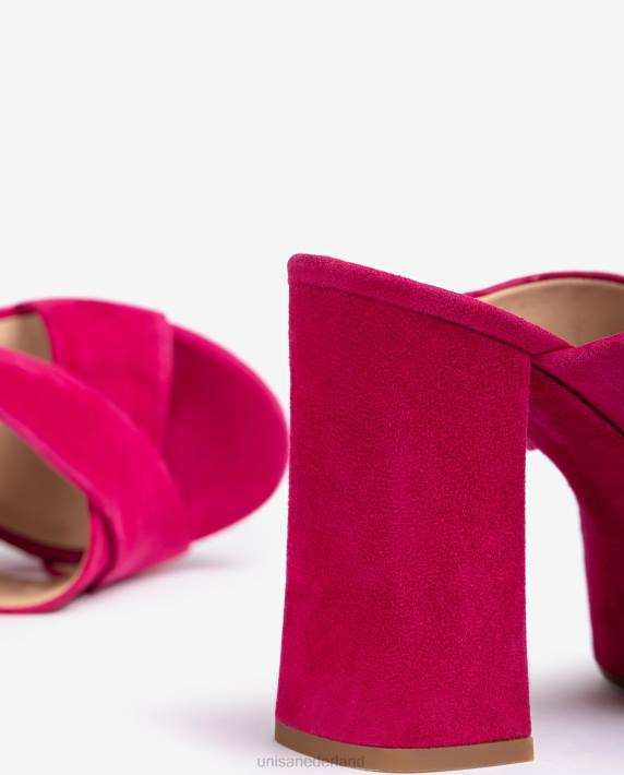 Unisa 02B0825 brede sandaal met gekruiste bandjes vrouwen mode