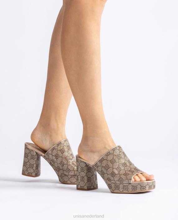 Unisa 02B0355 Sandalen van stof met vierkante neus vrouwen mode