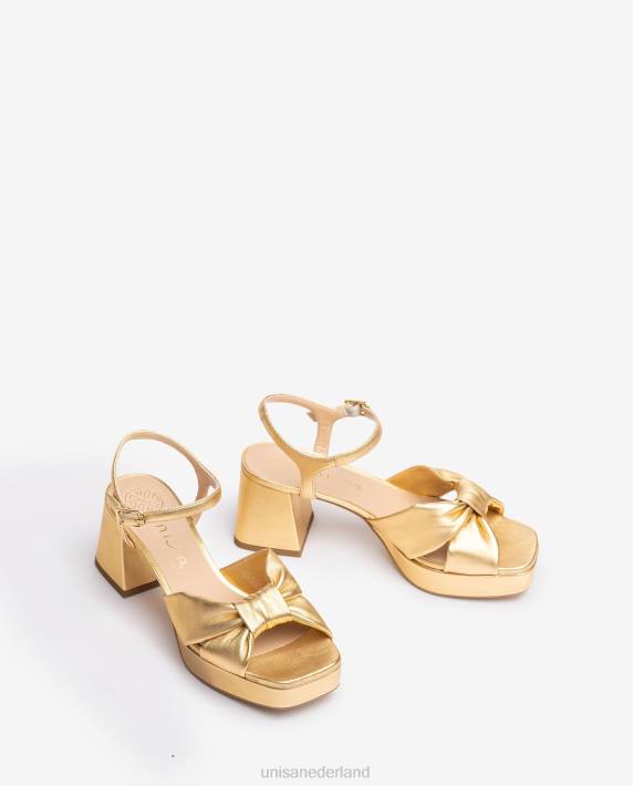 Unisa 02B03 sandaal met hak en plateauzool vrouwen mode