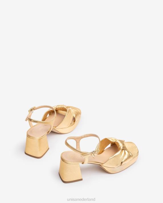 Unisa 02B03 sandaal met hak en plateauzool vrouwen mode