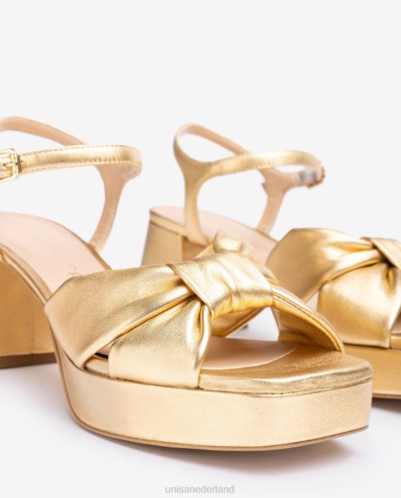 Unisa 02B03 sandaal met hak en plateauzool vrouwen mode