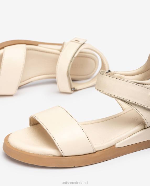 Unisa 02B0114 comfortabele leren sandaal vrouwen bruin