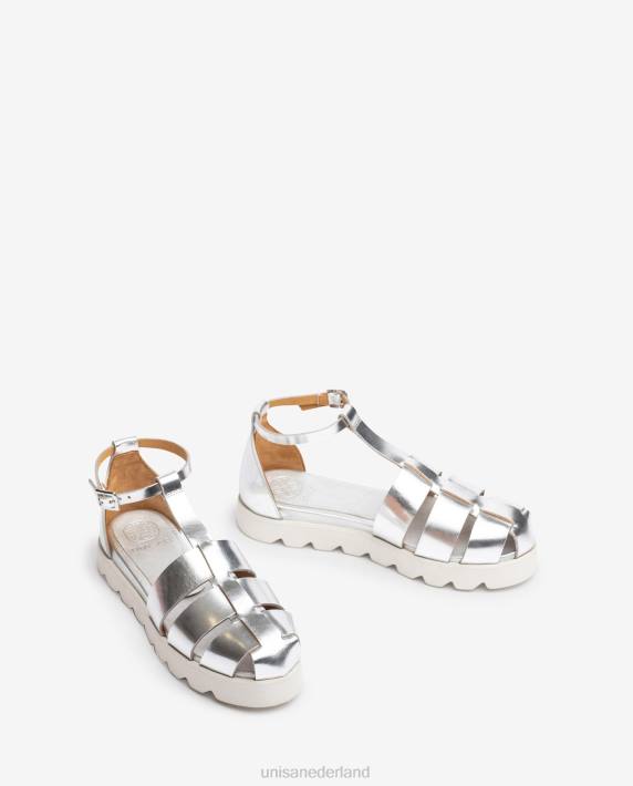 Unisa 02B0115 Jelly schoenen met metallic effect vrouwen mode