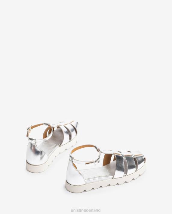 Unisa 02B0115 Jelly schoenen met metallic effect vrouwen mode