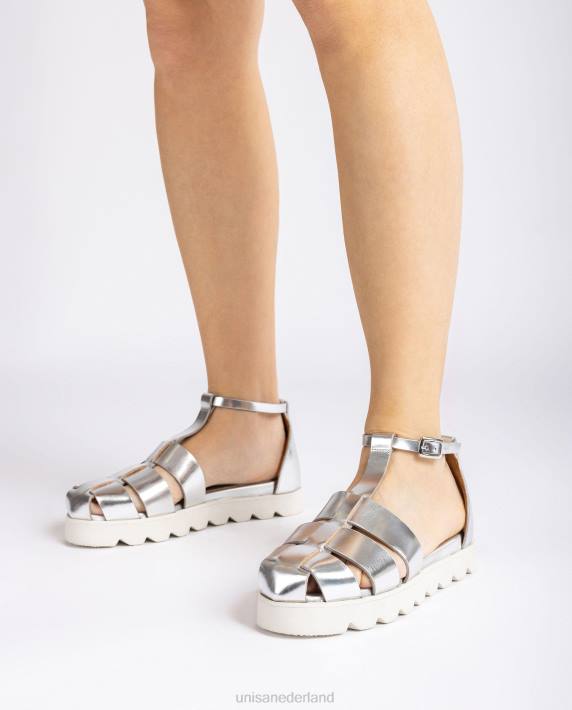 Unisa 02B0115 Jelly schoenen met metallic effect vrouwen mode