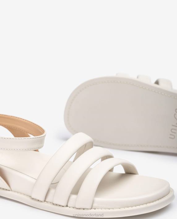 Unisa 02B0358 sandaal met bijpassende zool vrouwen wit