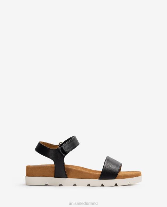 Unisa 02B0399 sandalen met klittenband vrouwen bevallig