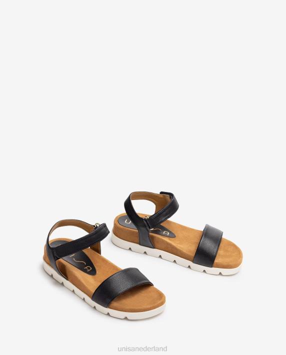 Unisa 02B0399 sandalen met klittenband vrouwen bevallig