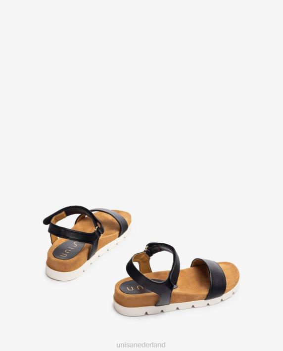 Unisa 02B0399 sandalen met klittenband vrouwen bevallig