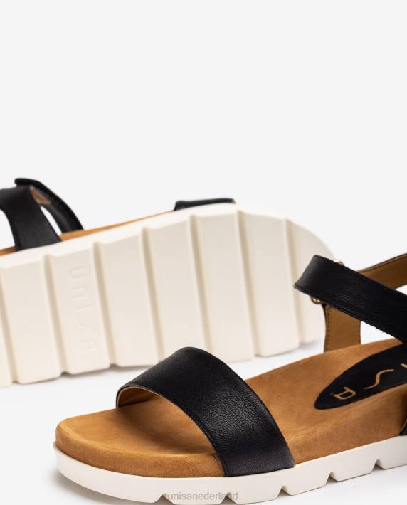 Unisa 02B0399 sandalen met klittenband vrouwen bevallig