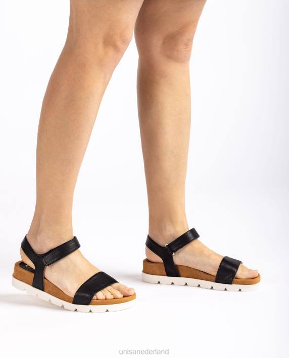 Unisa 02B0399 sandalen met klittenband vrouwen bevallig
