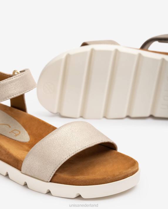 Unisa 02B0411 sandalen met klittenband vrouwen mode