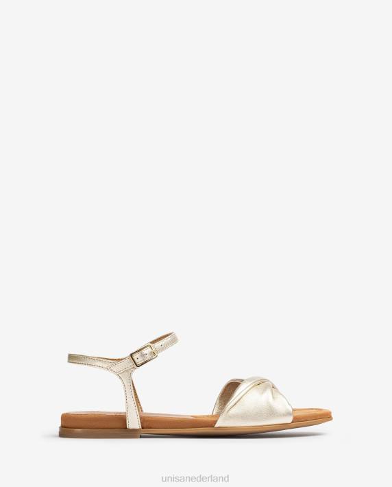 Unisa 02B043 sandaal met gewatteerd bovenwerk vrouwen mode