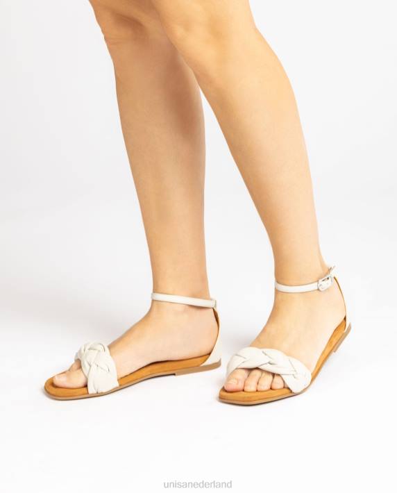 Unisa 02B0448 sandaal met een gevlochten vamp vrouwen mode