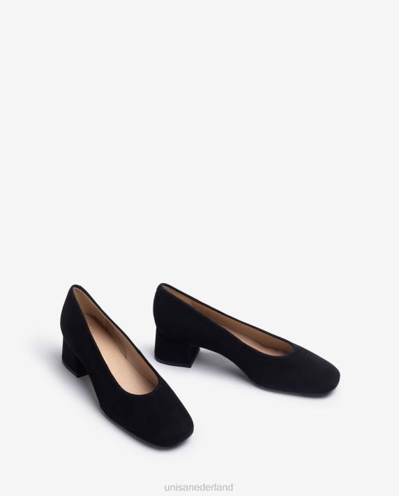 Unisa 02B01300 suède pumps met ronde bovenlijn kinderen mode