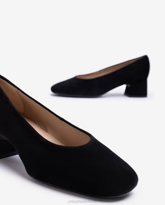 Unisa 02B01300 suède pumps met ronde bovenlijn kinderen mode