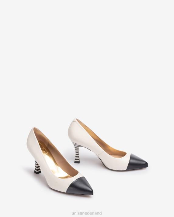 Unisa 02B01322 pump met geverfde hak vrouwen mode