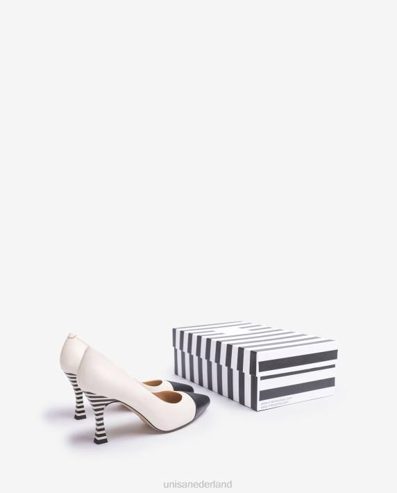 Unisa 02B01322 pump met geverfde hak vrouwen mode