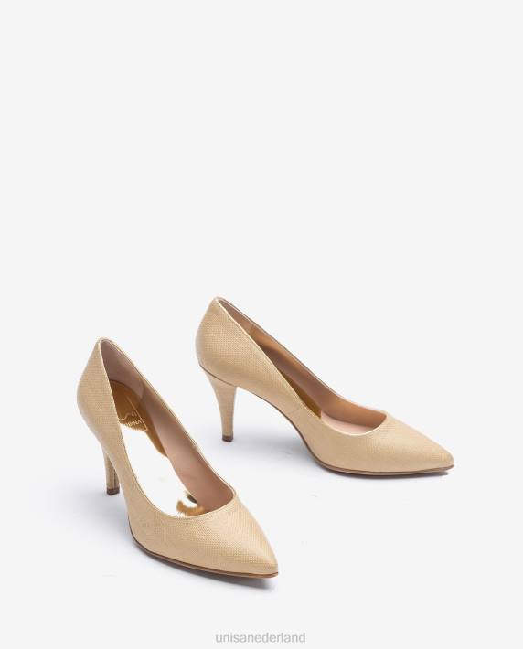 Unisa 02B01326 pomp gemaakt in raffia vrouwen bruin