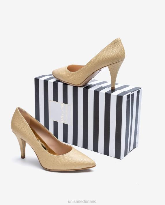 Unisa 02B01326 pomp gemaakt in raffia vrouwen bruin