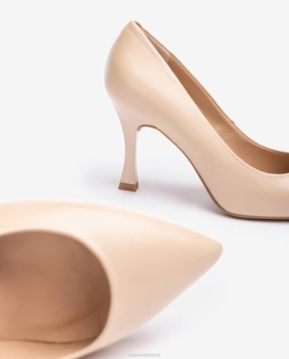 Unisa 02B0551 pomp met spitse neus vrouwen beige