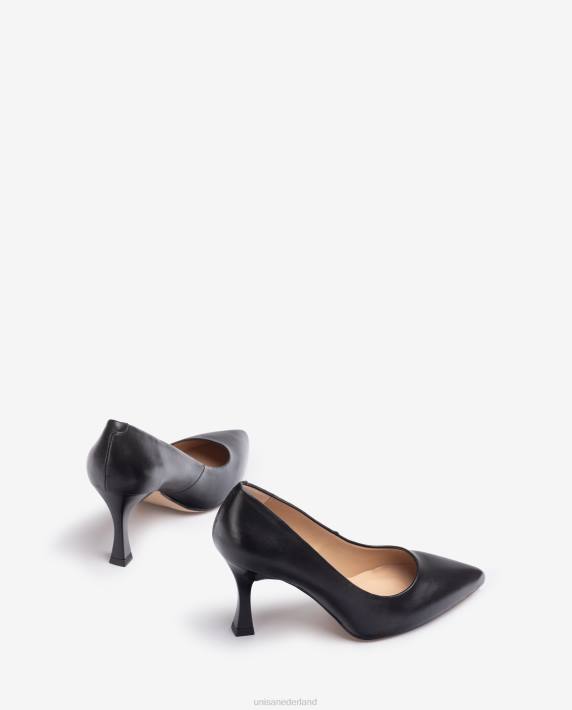 Unisa 02B0555 pomp met spitse neus vrouwen zwart
