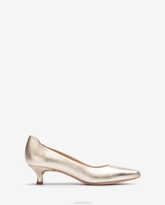 Unisa 02B0559 Pump met puntige neus en metallic effect vrouwen bevallig