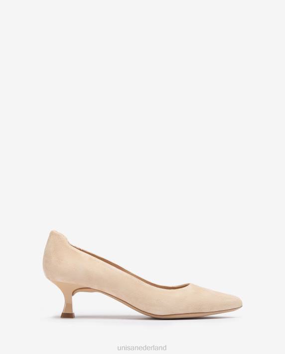 Unisa 02B0576 suède pumps met spitse neus vrouwen mode