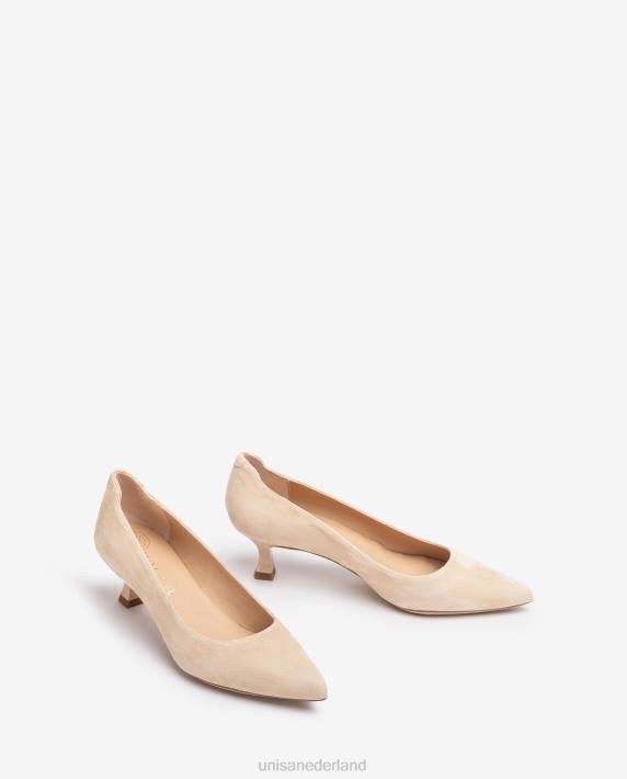 Unisa 02B0576 suède pumps met spitse neus vrouwen mode
