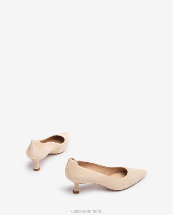 Unisa 02B0576 suède pumps met spitse neus vrouwen mode