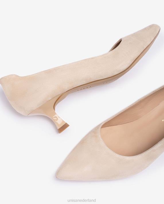 Unisa 02B0576 suède pumps met spitse neus vrouwen mode