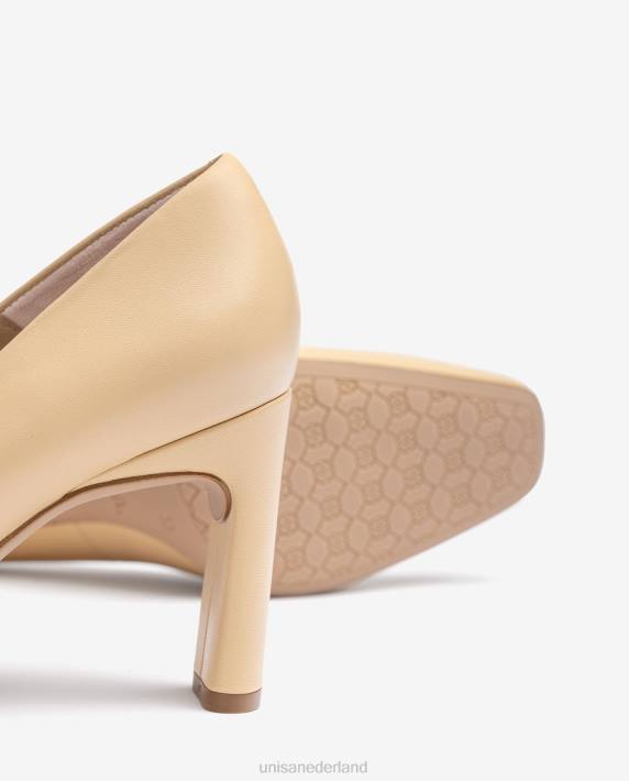 Unisa 02B0589 pumps met vierkante neus vrouwen beige