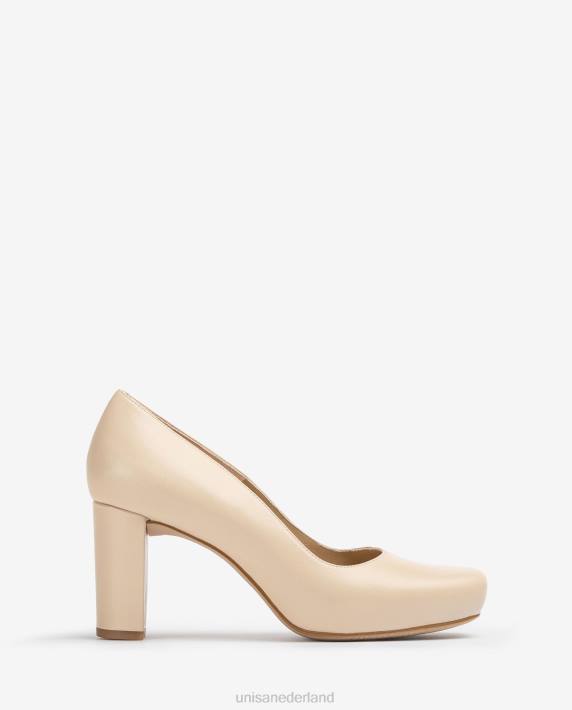 Unisa 02B0594 pumps met vierkante neus en plateau vrouwen mode