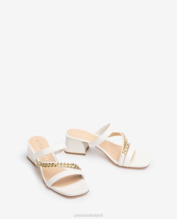 Unisa 02B0141 sandaal met bandjes en ketting vrouwen bevallig