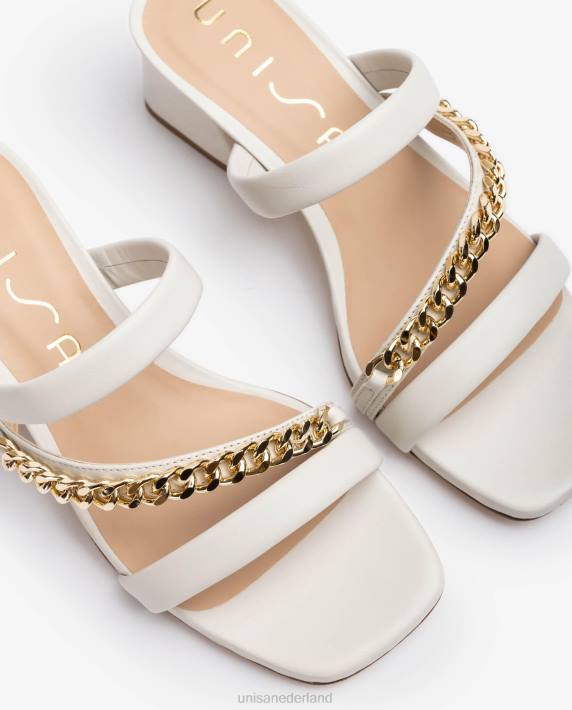 Unisa 02B0141 sandaal met bandjes en ketting vrouwen bevallig
