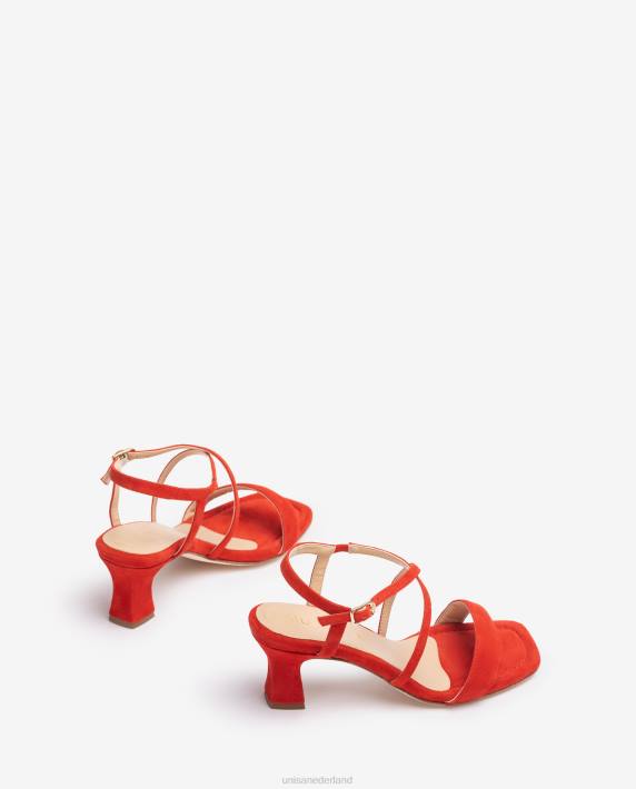 Unisa 02B0178 slimme sandaal met vierkante neus vrouwen bevallig